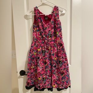 Flower pattern dress